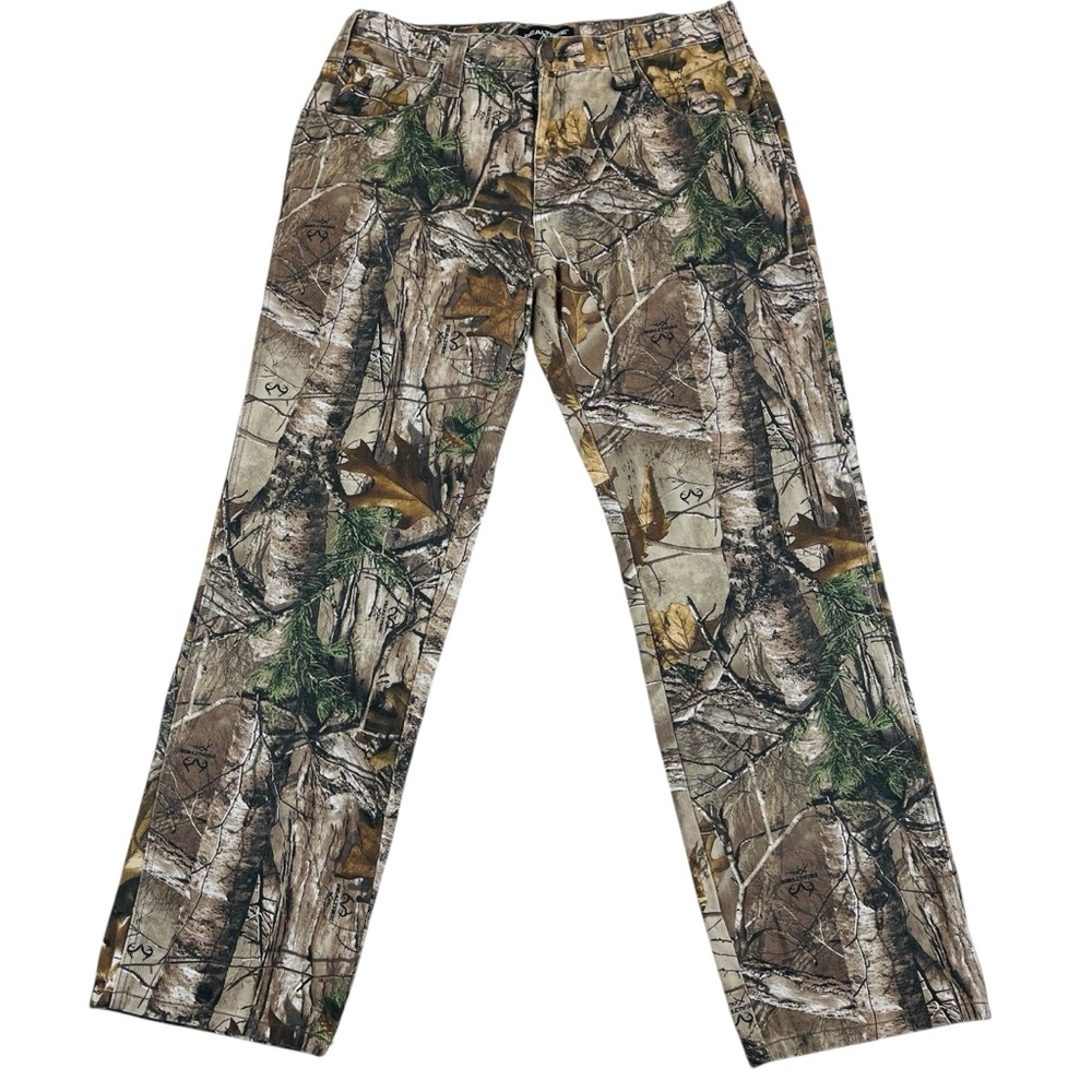 Realtree Pants Xtra S5191-7-C1 Mens 36x34 Woodland Camo Canvas Hunting